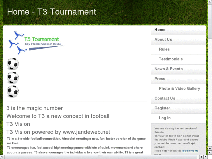 www.playt3football.net
