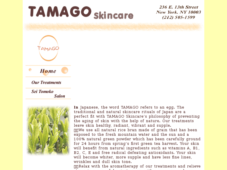 www.tamago-skincare.com