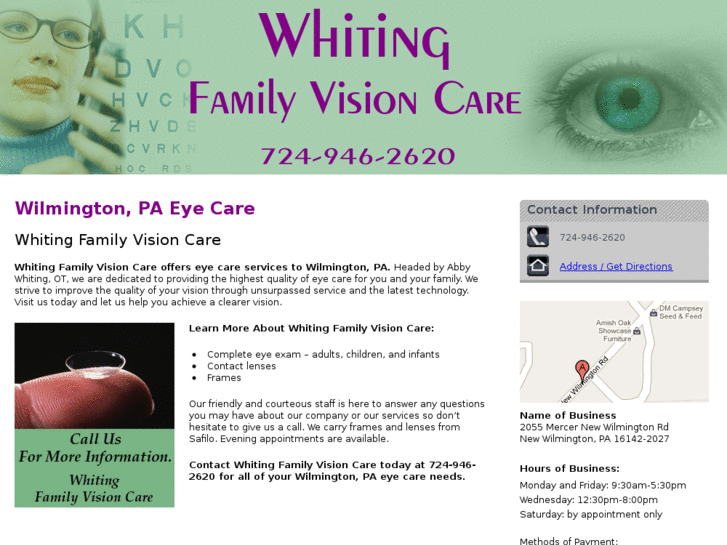 www.whitingfamilyvisioncare.com