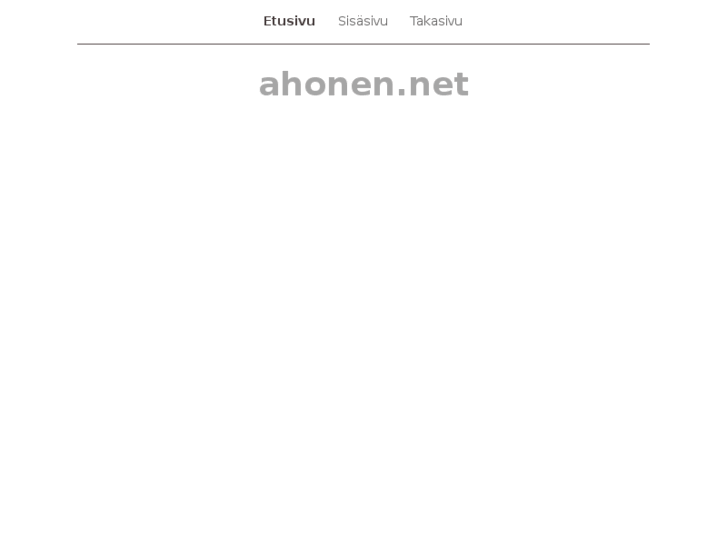 www.ahonen.net