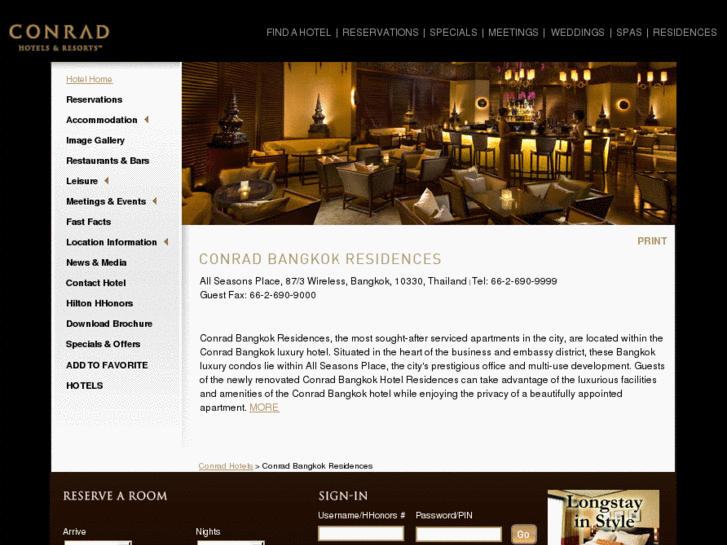 www.conradbangkokresidences.com