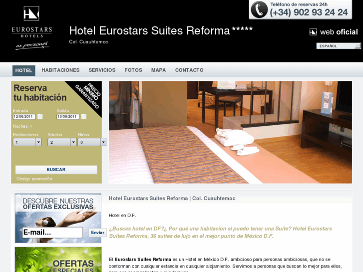 www.eurostarssuitesreforma.com