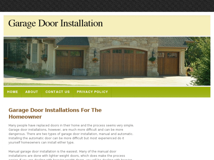 www.garagedoorinstallation.org