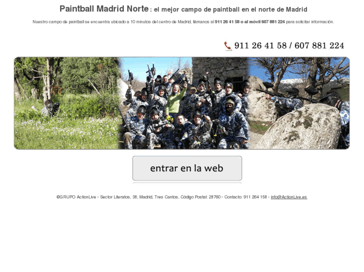 www.paintballmadridnorte.com