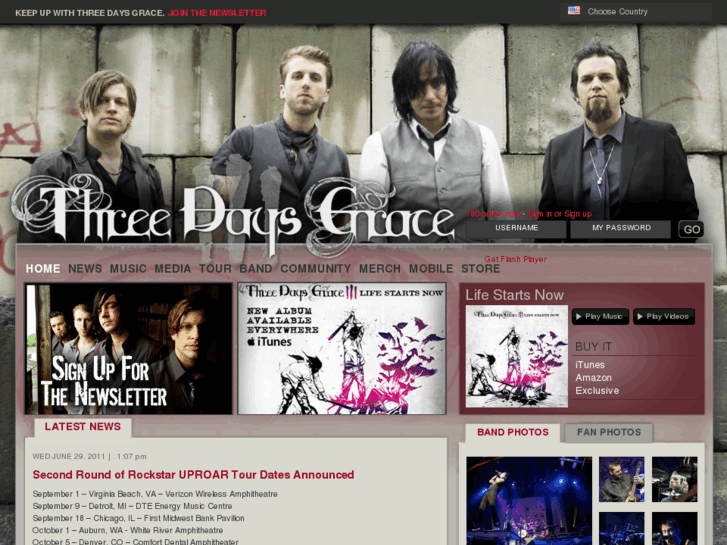 www.threedaysgrace.com