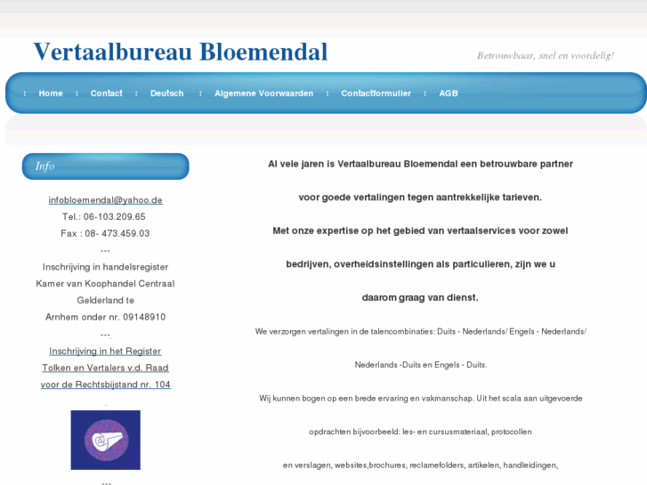 www.vertaalbureaubloemendal.nl