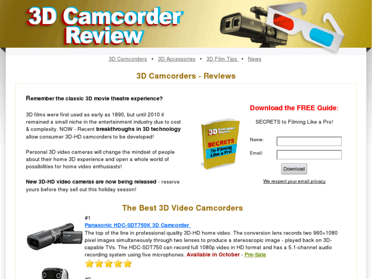 www.3d-camcorder-review.com