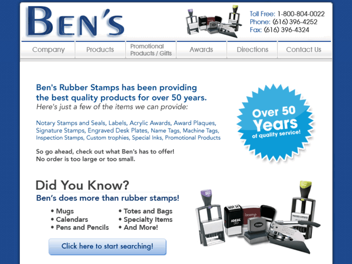 www.bensrubberstamps.com