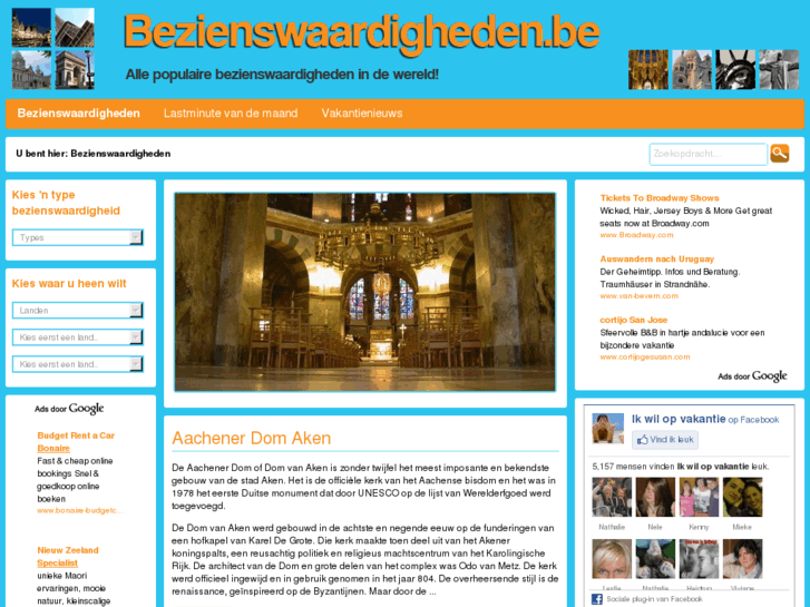 www.bezienswaardigheden.be