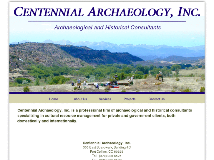 www.centennialarchaeology.com