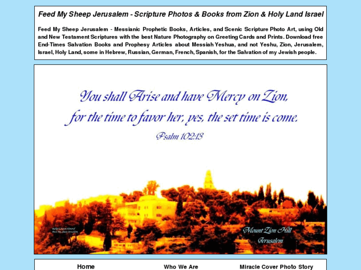 www.feedmysheepjerusalem.com