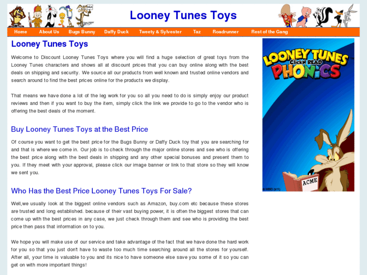 www.looneytunestoys.com