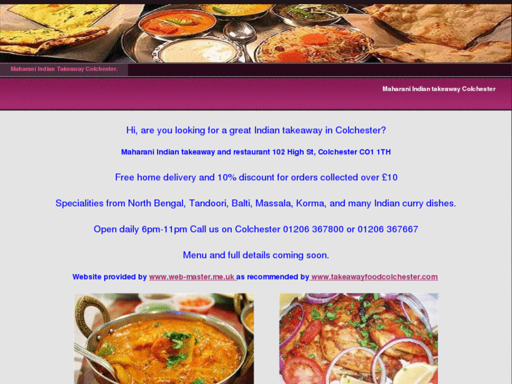 www.maharani-colchester.co.uk