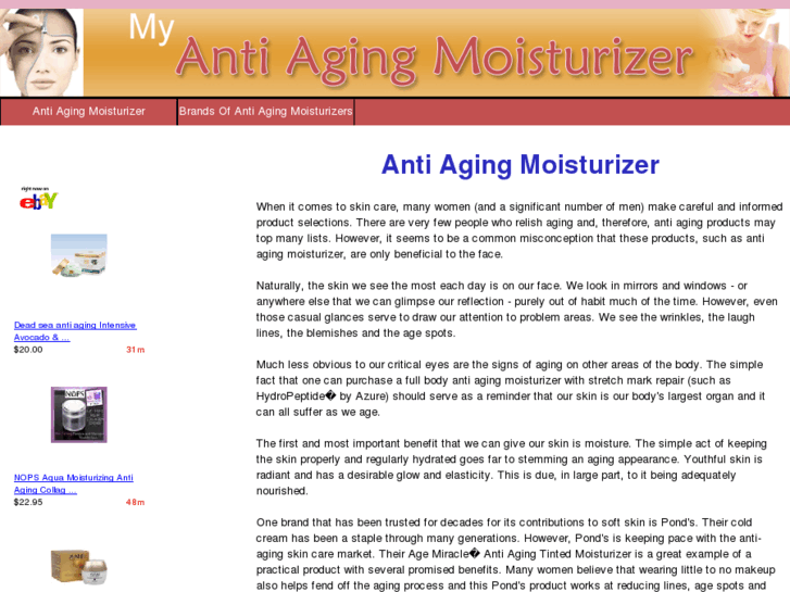 www.myantiagingmoisturizer.com