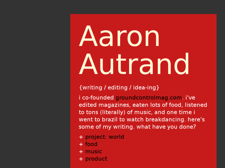 www.aaronautrand.com