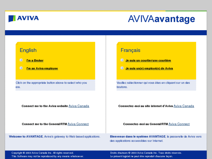 www.avivaavantage.ca