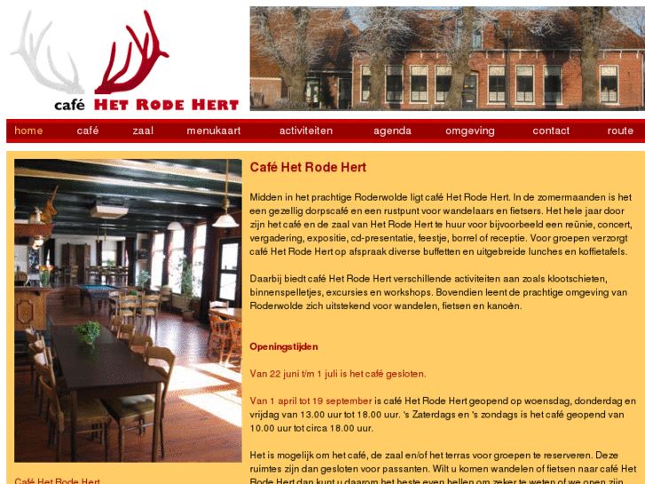 www.cafehetrodehert.nl