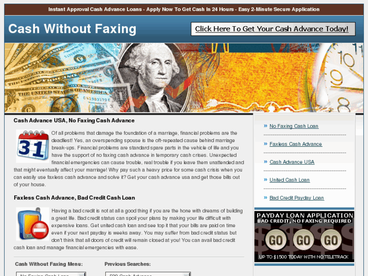 www.cashadvancewithoutfaxing.org