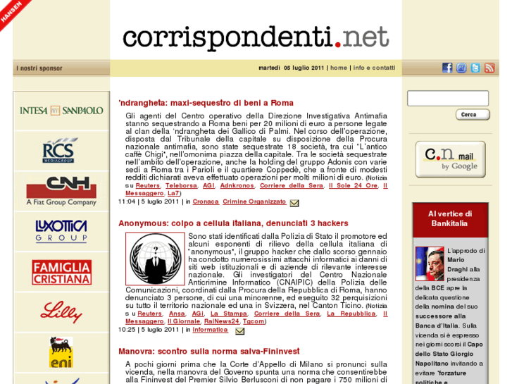 www.corrispondenti.com