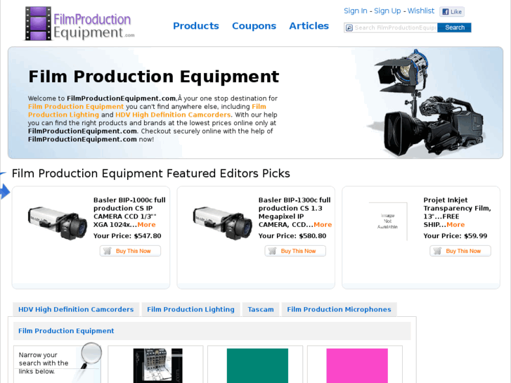 www.filmproductionequipment.com