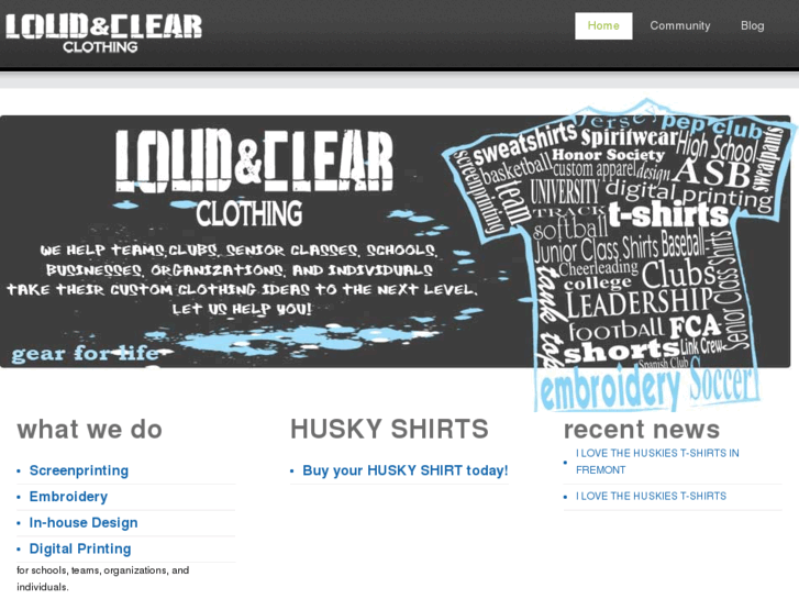 www.loudandclearclothing.com