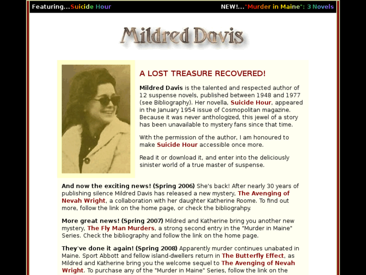 www.mildreddavis.com