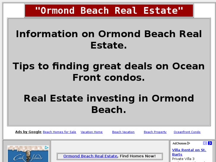 www.ormond-beach-real-estate.biz