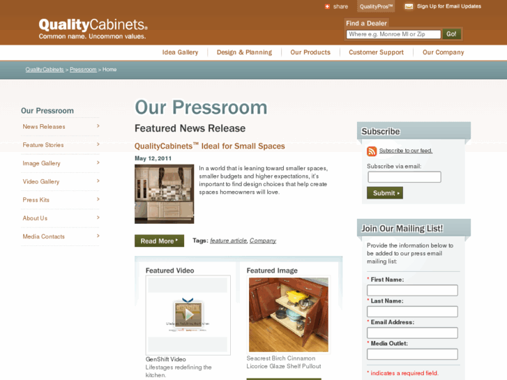 www.qualitycabinetspressroom.com