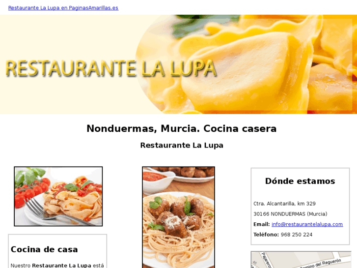 www.restaurantelalupa.com