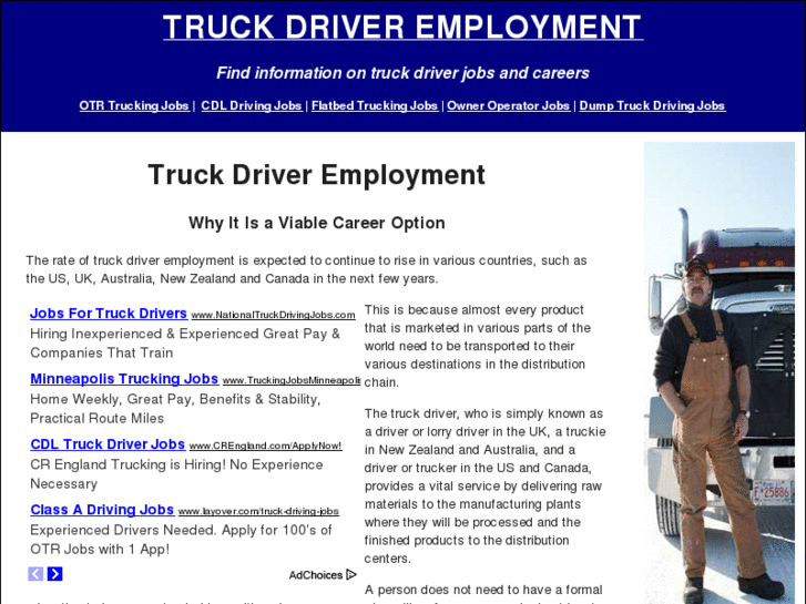 www.truckdriveremployment.net