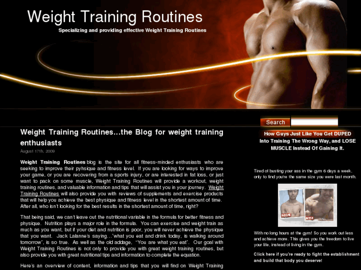 www.weight-training-routines.net