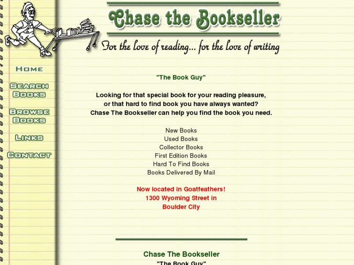 www.chasethebookseller.com