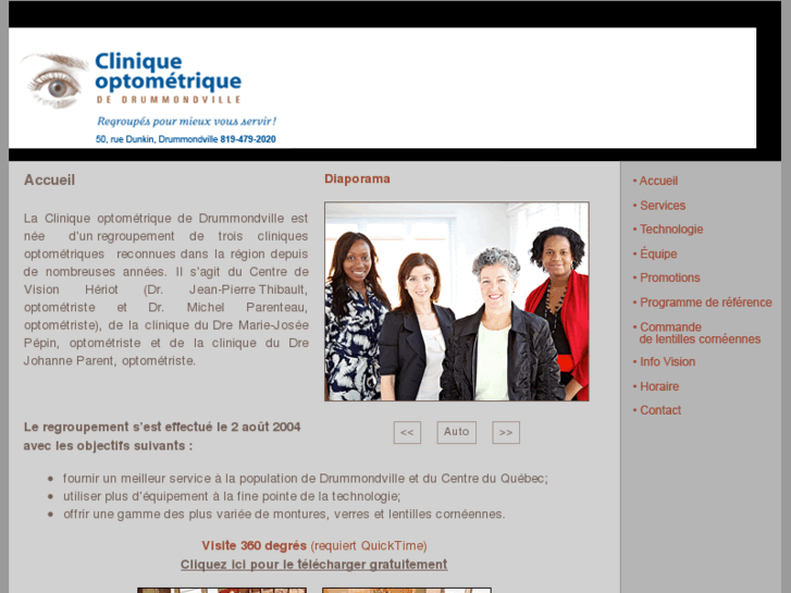 www.cliniqueoptometrique.com