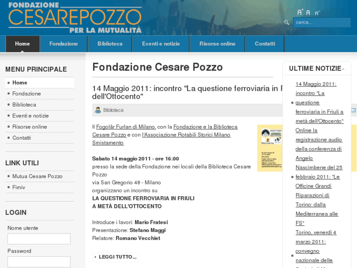 www.fondazionepozzo.org