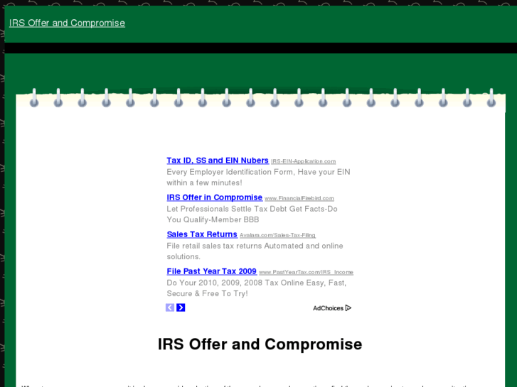 www.irsofferandcompromise.com