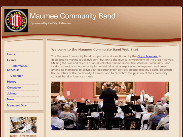 www.maumeecommunityband.org