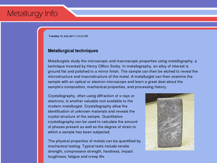 www.metallurgyinfo.info