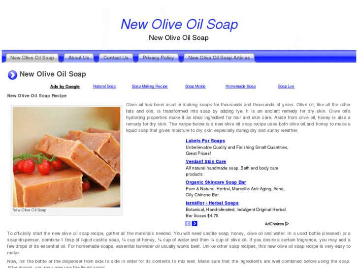 www.newoliveoilsoap.com