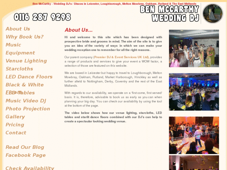 www.benmccarthy-wedding-dj.com