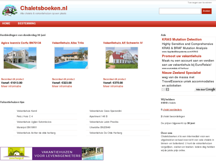 www.chaletsboeken.nl