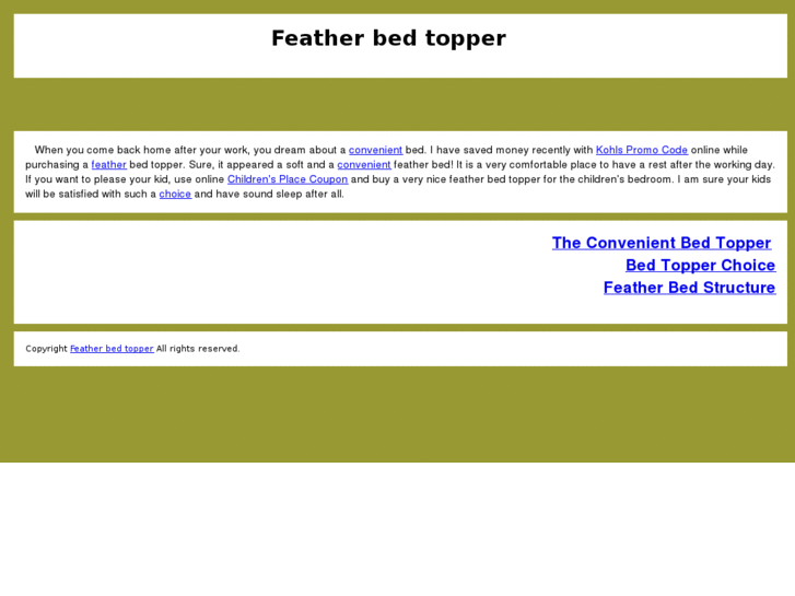 www.feather-bed-topper.com