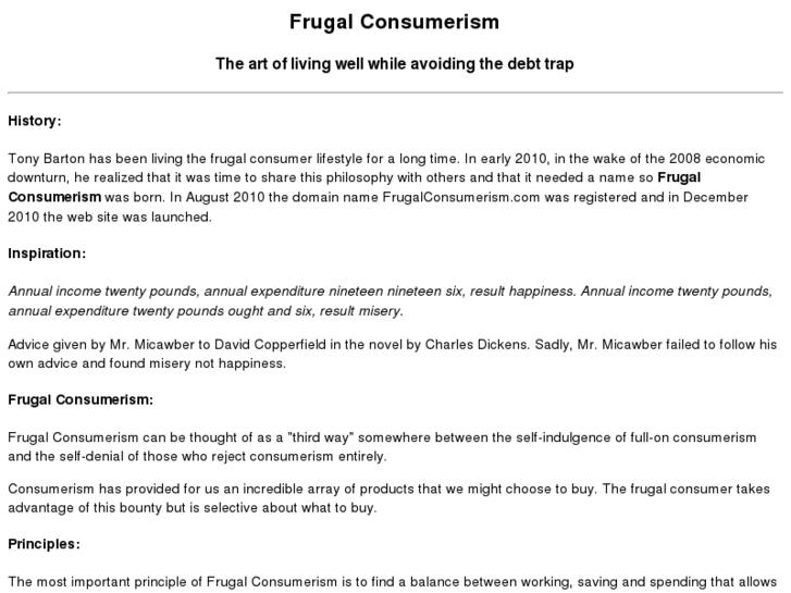 www.frugalconsumerism.com