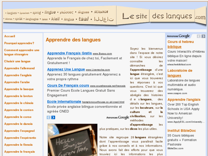 www.lesitedeslangues.com