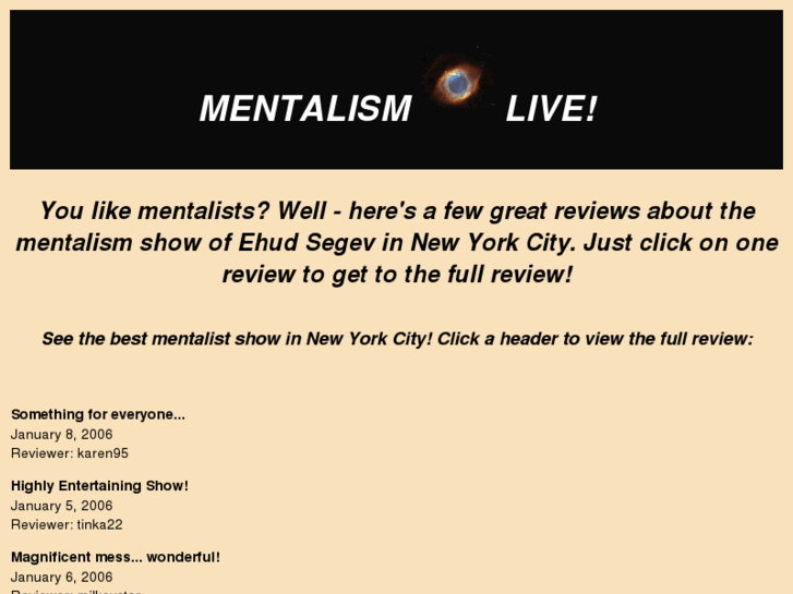 www.mentalismlive.com