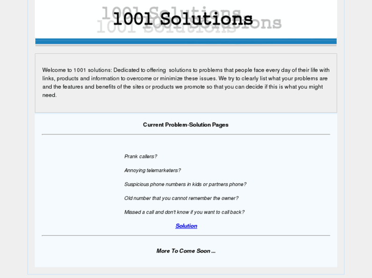 www.1001-solutions.info