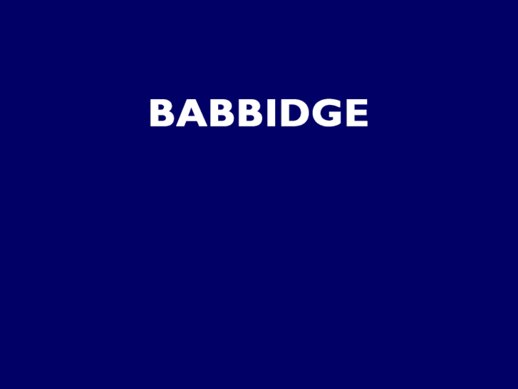 www.babbidge.com