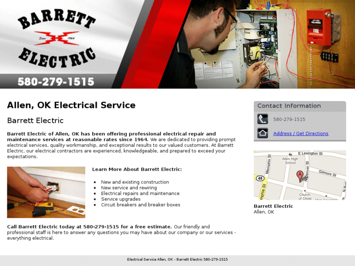 www.barrettelectricadaok.com