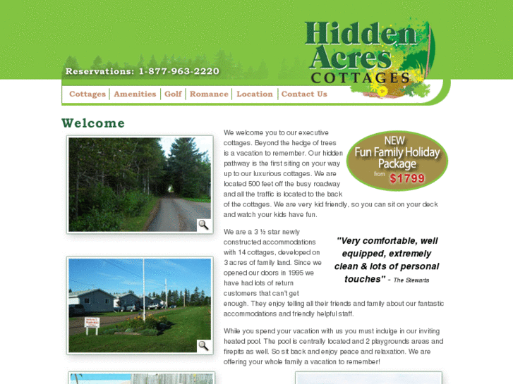 www.hiddenacrescottages.com