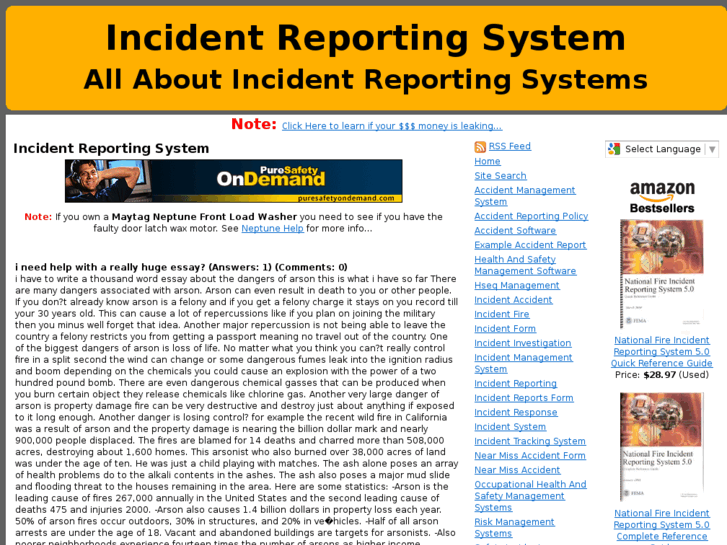 www.incidentreportingsystem.com