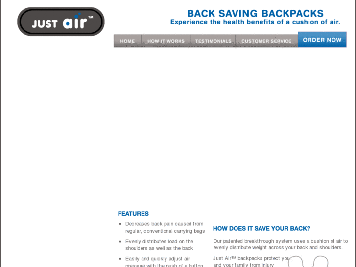 www.justairbackpacks.com